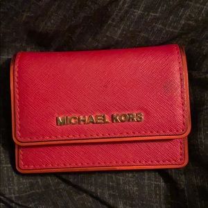 Red Credit card holder